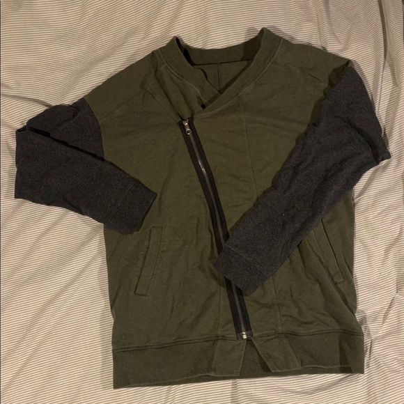 Asymmetrical Lululemon zip up